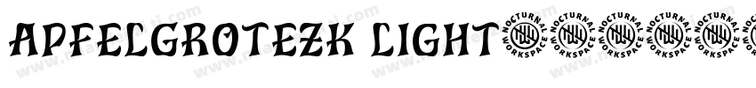 ApfelGrotezk light字体转换
